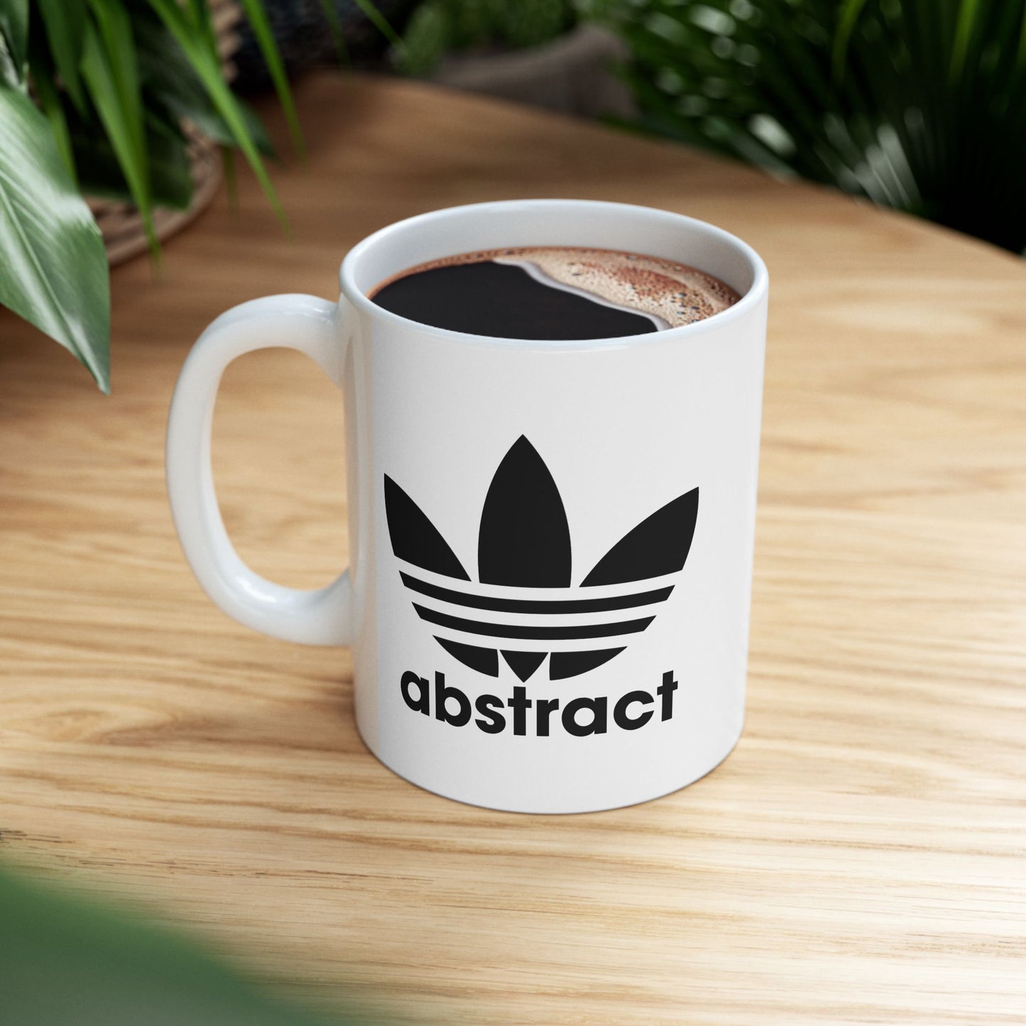 Abstract Leaf Mug