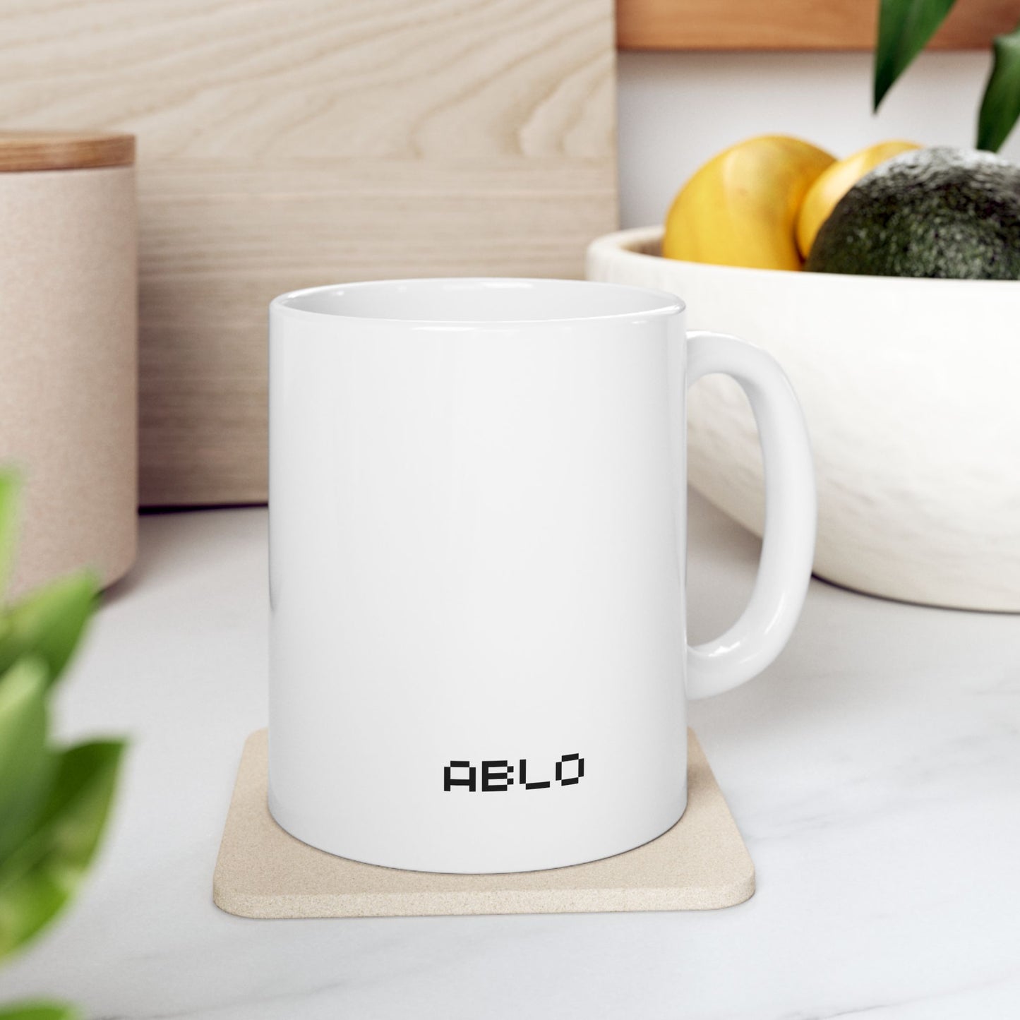 Abstract Leaf Mug