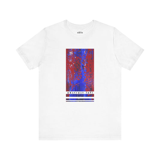 ABLO Red Wte & Bleu Tee