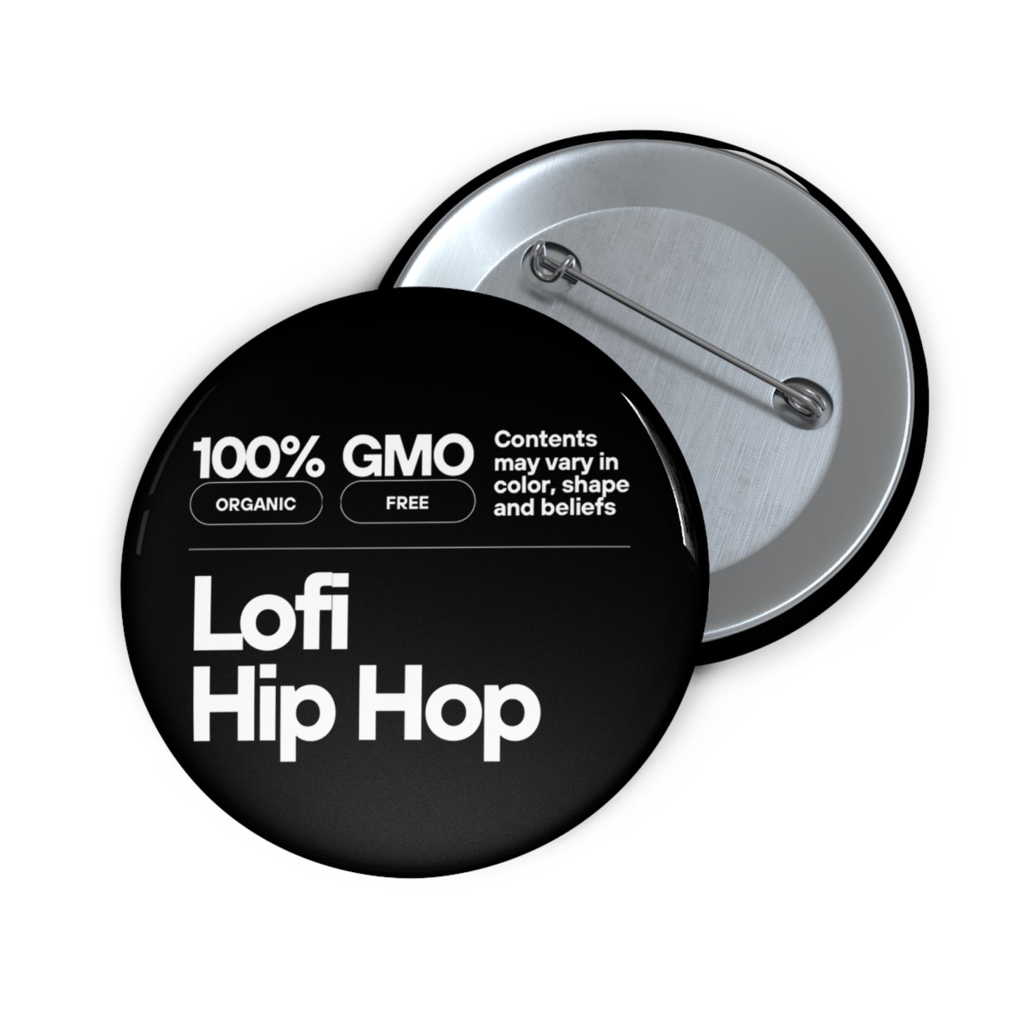 GMO Free Pin Button