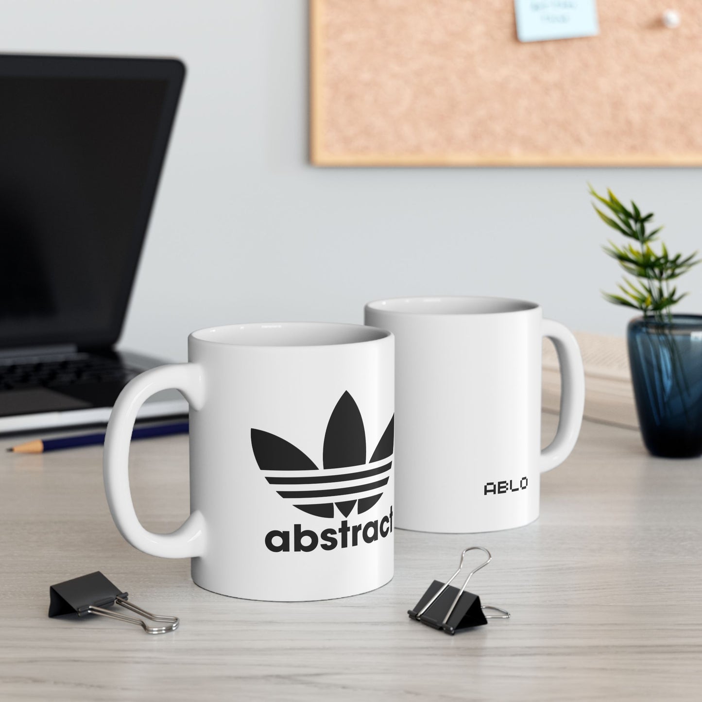 Abstract Leaf Mug